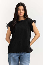 Black Basic Top WM-KTP23-009